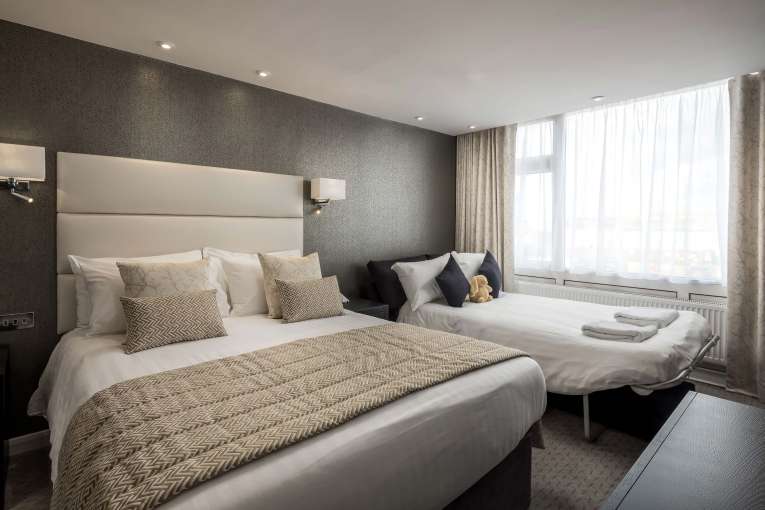 Barnstaple Hotel Signature Room Accommodation set for Family Stay