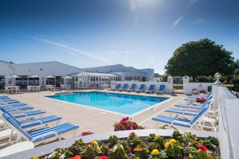 Barnstaple Hotel Outdoor Pool and Loungers