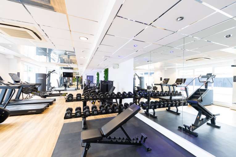 Gym equipment at The Barnstaple Hotel