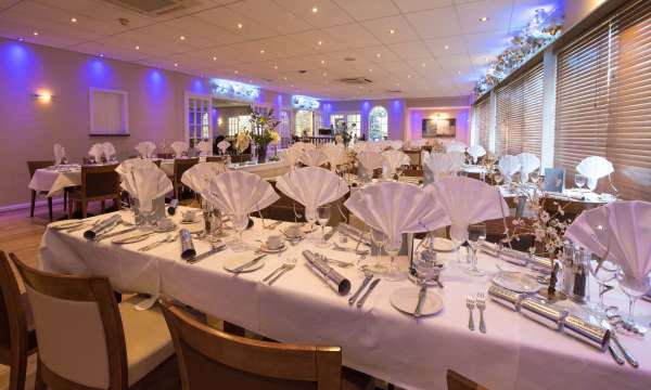 Barnstaple Hotel Christmas Dining Area