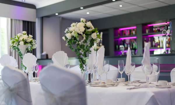 Barnstaple Hotel Wedding Table and Bar