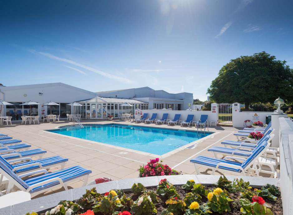 Barnstaple Hotel Outdoor Pool and Loungers