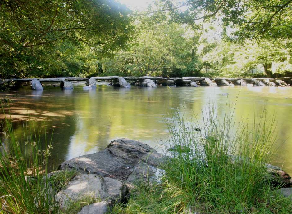 Tarr Steps in Exmoor North Devon