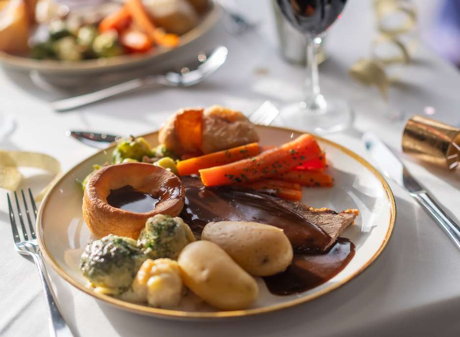 Christmas carvery at the Barnstaple Hotel