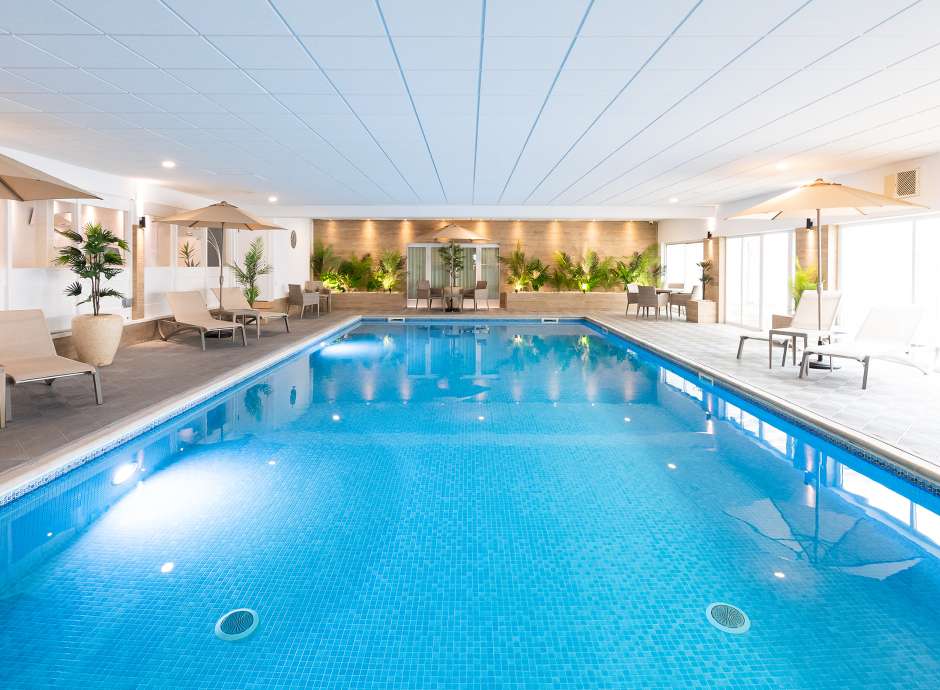 Barnstaple Hotel Indoor Swimming Pool and Seating
