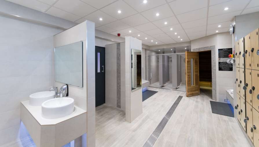 Changing rooms at The Barnstaple Leisure Club
