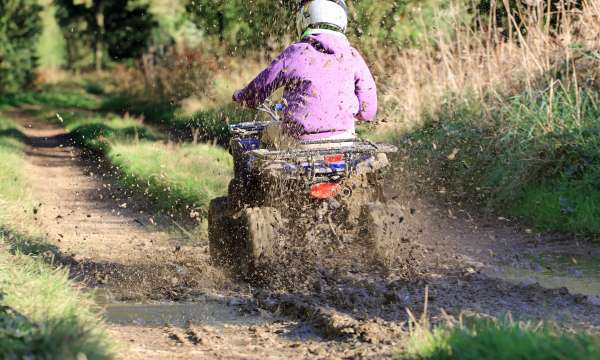 Quad biker